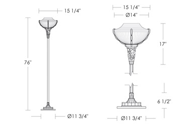Ruhlmann-Brandt Floor Lamp